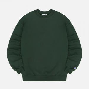 (S600) 더블드라이 에코플리스 맨투맨 DARK GREEN